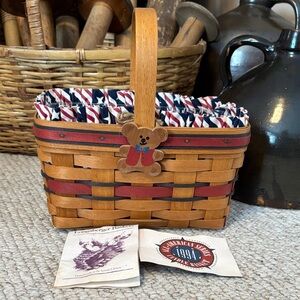 1994 Longaberger All- American Candle Basket Set